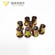 Rivet Flat Head Nut Color Zinc Rivet Rivet Surface Nut Countersunk Head Nut Ready Stock Supply Rivet