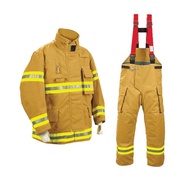 웃Fire Fighting Suit, Fireman Suits Clothing, Premium Firefighter Suit with Breathable Fabric Lin P☁
