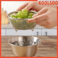 [Koolsoo] Dryer Basket Set Storage Basket Kits Handheld Easy Clean Fruit Washer Dryer Salad Maker Bowl for Accessories Shop Foods Chef