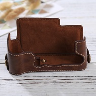 1/4 inch Thread PU Leather Camera Half Case Base for FUJIFILM X-E3(Coffee)(PULUZ Official store)