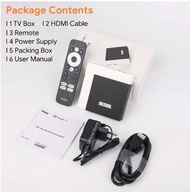 MECOOL KM7 Plus กล่องทีวี11 Netflix 4K ได้รับการรับรองจาก Google TV 2GB DDR4 16GB ROM 1 Amlogic S905