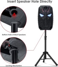 實體店鋪All metal activities Studio Monitor Speaker Stand Adjustable Tripod DJ PA Speaker Stand Professi