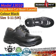 Hammer King's Safety Shoe Mid Cut 13010- Black