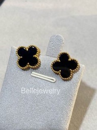 Van Cleef & Arpels earrings 黑瑪瑙四葉草耳拍 VCA經典四葉草耳環
