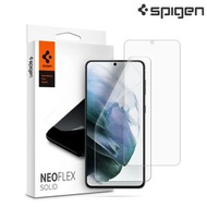 Galaxy S21+ (S21 Plus) SM-G996 Spigen SGP Neo Flex Screen Protector 可通過指紋識別 全屏覆蓋水凝貼 兼容保護殼 雙貼裝屏幕保護貼膜 4902A