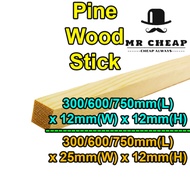 Pine Wood Stick/Decoration Wood/Kayu Pallet Murah siap Ketam siap Gosok Kayu Baru/Pine Wood Plank DI