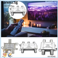 KA TV Antenna Satellite Splitter, 5 to 2400MHz Cable TV Signal Receiver Distributor Coaxial Cable Antenna, Connecting TV Signals TV Signal Power Divider Cable Signal Splitter