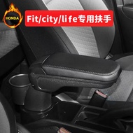 Central Armrest Storage Box Foldable Version Suitable for HONDA City Fit2 Generation 3 Generation 4 Generation 08-23 life GK5 GR9 Modified VAAN