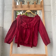 2hand red shirt, 56cm long, code 274
