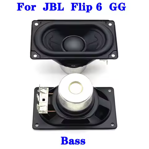 For JBL Flip 6 GG Rectangular Bass Speaker Neodymium High End Long Stroke Full Range Speaker Connect