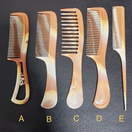 Rubber Comb With Wooden Shell Pattern comb hair brush wooden comb