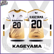 【Free Custom Name & Number】Haikyuu - Adlers ' Anime T Shirt Jersey