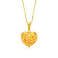 SK Jewellery 916 Gold Halcyon Heart Gold Pendant