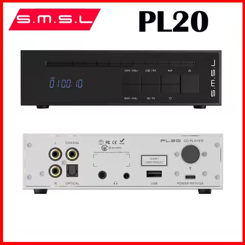 SMSL PL20 Decode & Restore Rip Preserve Two-way Bluetooth 5.3 CD Ripping DAC CS43131*2 U Flash Drive