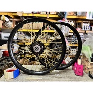 YAMAHA Y125z Y125zr ALLOY RIM 18inci Complated Hub Set (Siap Balancing)