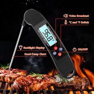Backlight Instant Read Digital Talking Thermometer for the Blind Food Thermometer Ideal Gift for Fam