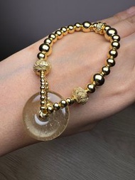 利比亞黃金平安扣23m