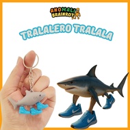 GANTUNGAN Tralalero Tralala Anomali Brainrot Rubber Keychain Anomali Keychain