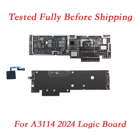 Original Replacement For MacBook Air 15 inch A3114 M3 Motherboard 2024 Year 8G 16G 256G 500G 1TB 2TB