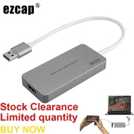 Real USB 3.0 HDMI Video Capture Card 4K 30Hz Input, 1080P 60fps Full HD Recording for Nintendo Switc