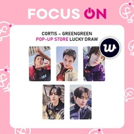 CORTIS POP-UP LUCKYDRAW WEVERSE GREENGREEN PHOTOCARD
