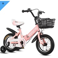 (SG shop - fully assembled) Sky Blue Pink Kids Folding bicycle foldable bike children foldie