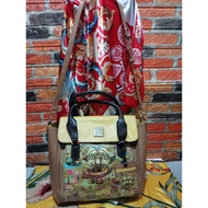 Pre-loved ♥️ 0068 Brera Italy Art Fever Two-Way Bag (Handbag and Shoulder Bag) B3210H5F