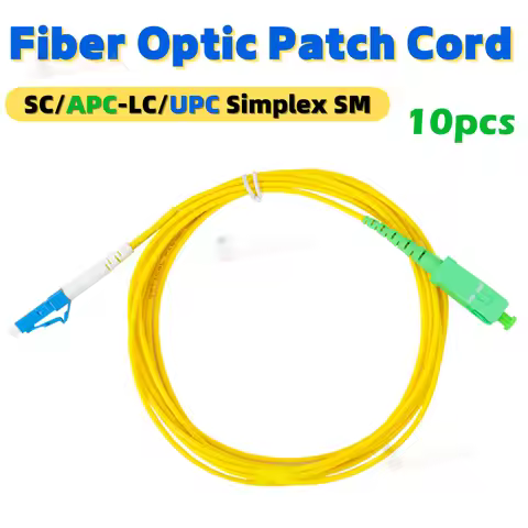 10PCS Simplex SC/APC-LC/UPC Fiber Optic Patch Cord Cable 1m/2m/3m/5m/10m Fiber Optic Jumper Cable 2.