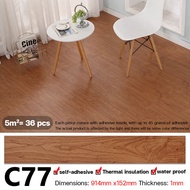 [Malay spot ]44pcs Large size vinly flooring self adhesive Wear resistant strong sticky Vinyl Floor 