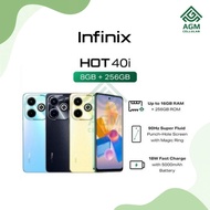 HANDPHONE INFINIX HOT 40I RAM 8GB/256GB (Starlit Black, Horizon Gold, Starfall Green, Palm Blue)
