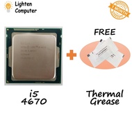 【USED】 Intel Processor Core i5 4670 3.40GHZ | 4 Core 4 Threads | 84W | LGA1150 | i5-4670