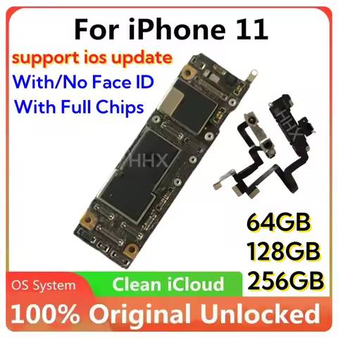 Clean iCloud Mainboard For iPhone 11 Full Working Motherboard Support OS Update Logic Board Plate 11