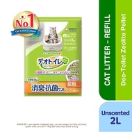 UNICHARM PET Deo Toilet Zeolite Pellet Unscented 2L
