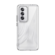 Trong Suốt Đầy Màu Sắc Ốp lưng nhựa TPU Cho Oppo RENO 12 Pro 5G 12Pro Reno12 2024 Rõ Ràng Acrylic Ốp