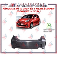 PERODUA MYVI 2007 SE1 FRONT BUMPER (GENUINE / LOCAL)