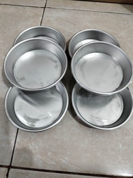 6 Pcs Loyang Pizza Press Mini / Loyang Pizza 8 cm 10 cm / Cetakan Kue Loyang / Pizza Pan / Cetakan P