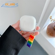 for Baseus Bowie E16 Case Clear TPU Soft Case Cute Building Block Keychain Suitable for Baseus Bowie