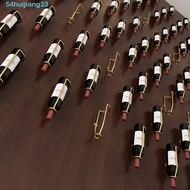 HUIJIANG Wine Rack, Metal Simple Modern Wine Display Holder, Wine Bottle Rack Easy Clean Wall-Mounte