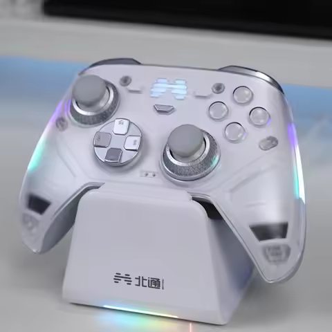 BEITONG KP70 Haptic Feedback Wireless Game Controller, Dual Auto-Sense Trigger, 6 Back Paddlesfor PC