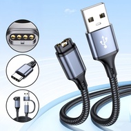 2in1 Charger Cable For Garmin Fenix 8 7 6 6X 5S 5X/Instinct 2/Venu 3 2/Vivoactive 4 3/Forerunner 970