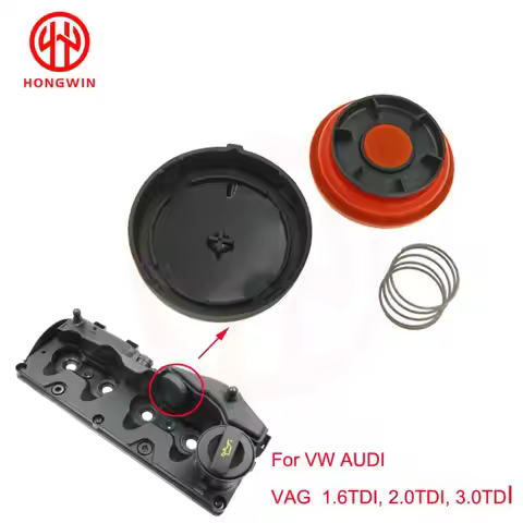 Rocker Cover PCV Valve Membrane Repair Kit & Spring Cylinder Head Cover Valve for Seat Exeo VAG VW A