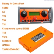 2000mAh Battery GF001, RGRO1215 for Gross Funk K2, SE889, SE889/K2, T24, T30,T31,T52,Vario, GF2000i,