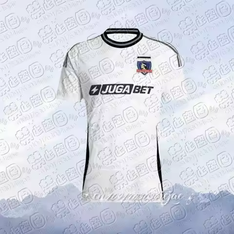 2025 Chile Football Chile Colo colo Football Match Uniform Men's Sports T-shirt Breathable Football 