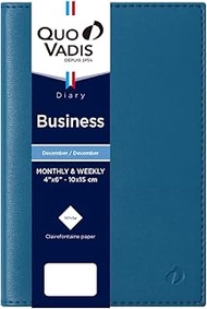 Cuobadis qv00405sb Notebook Diary, "Business/Soho" (Week Vertical Week Starting December 2025, A6 Tr
