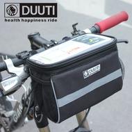 Bicycle Front Bag MTB Bike Handlebar Bag Touchscreen Basket Pannier With Reflective Strip Bike Accessories