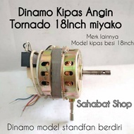 DINAMO KIPAS ANGIN BERDIRI STANDFAN 18 INCH BESI TORNADO 3IN1 MIYAKO