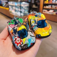 GANTUNGAN Car Keychain Toy Pull Back Car Keychain Car Key Pendant Bag Ornament Gift/Hot Wheels Keych
