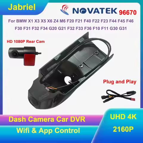 UHD 4K Dash Cam for BMW 1/2/3/4/5/6/7 Series F01 F02 F03 F04 Z4 Car DVR for BMW F01, F10, F11, F12, 
