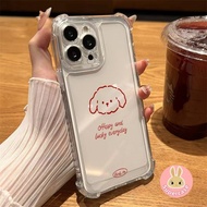 Cute Simple Dog Phone Case For Vivo Y78T Y75S Y73 Y73T Y71T Y70 2020 Y56 Y52 Y11 2023 V21E V15 V11 P
