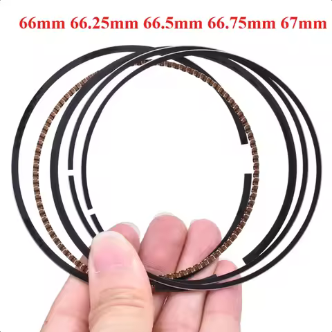 66mm 66.25mm 66.5mm 66.75mm 67mm Engine Piston Rings 12140-19B10 for Suzuki DR200S SP200 DF200 RV200